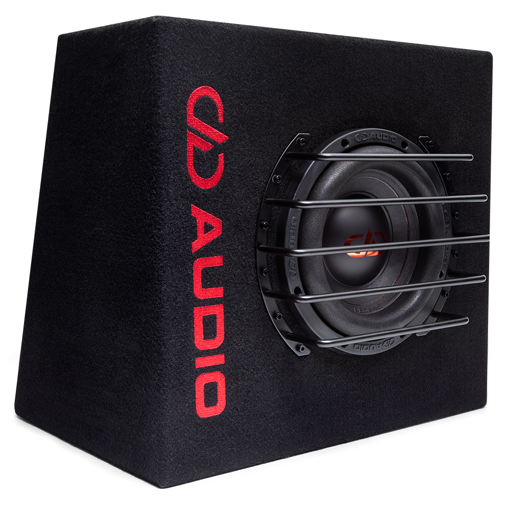 DD Audio LE-508D-D2 koteloitu 8" subwoofer