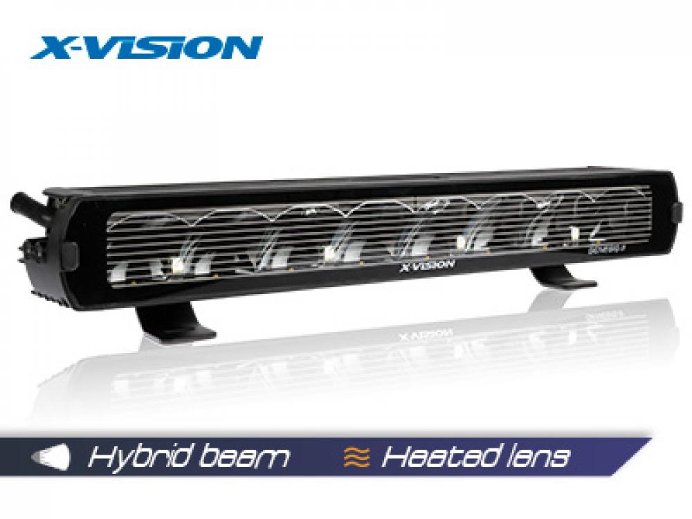 X-VISION GENESIS II 600 LED-KAUKOVALO 9-30V HYBRID BEAM LÄMMITYS