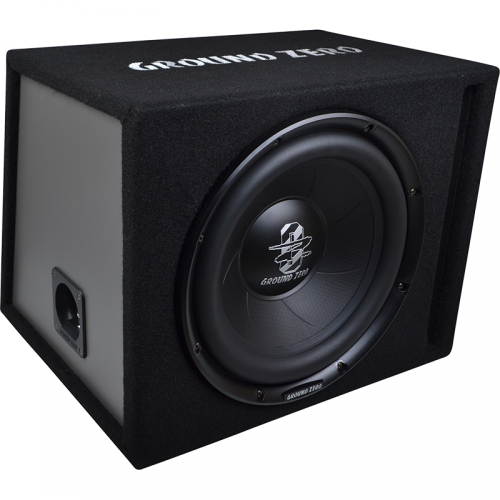 Ground Zero GZIB 30BR 12" subwoofer valmiskotelossa