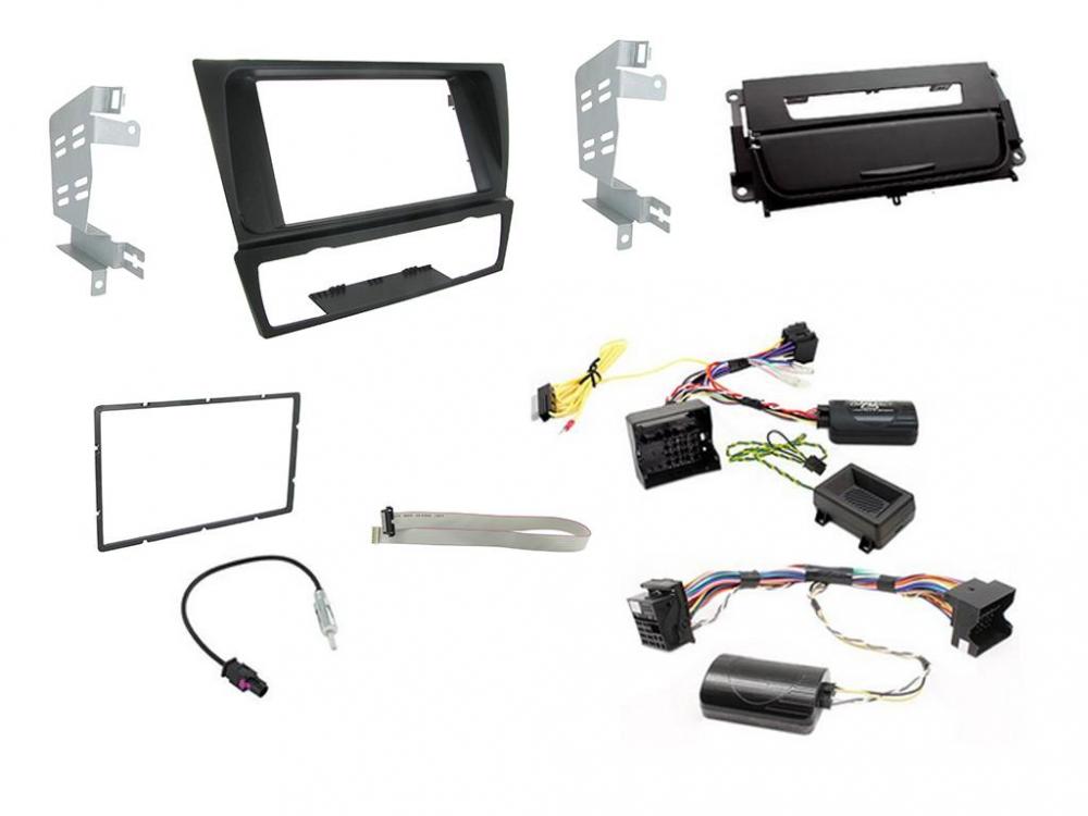 Connects 2 CTKBM14 BMW E90/E91/E92/E93 asennussarja 2-DIN soittimelle - mattamusta/mattamusta