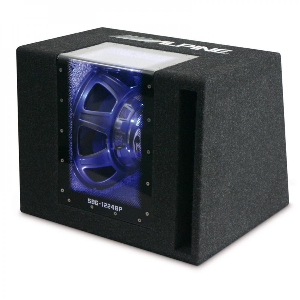 Alpine SBG-1224BP 12" koteloitu subwoofer, 2ohm