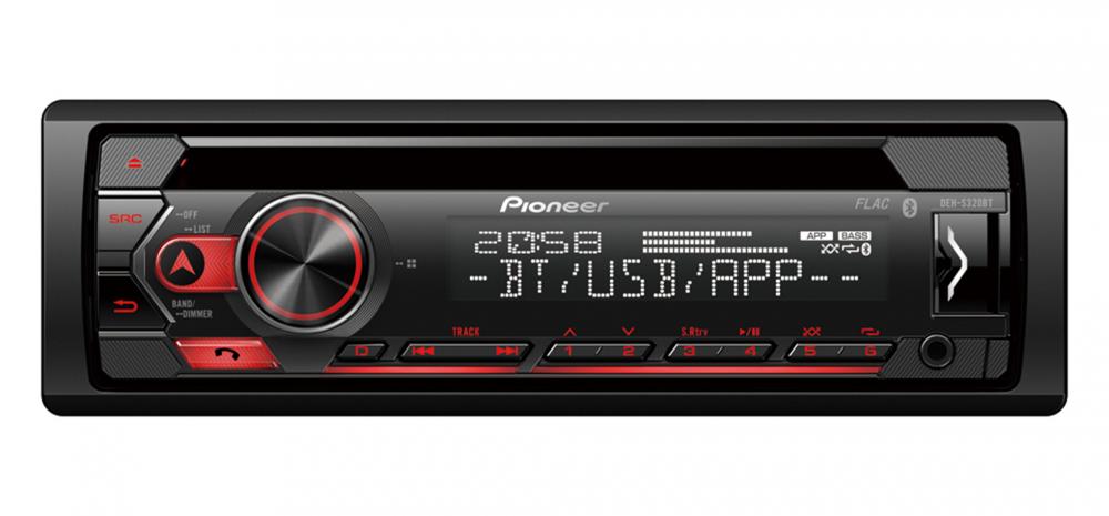 Pioneer DEH-S320BT 1-DIN autosoitin