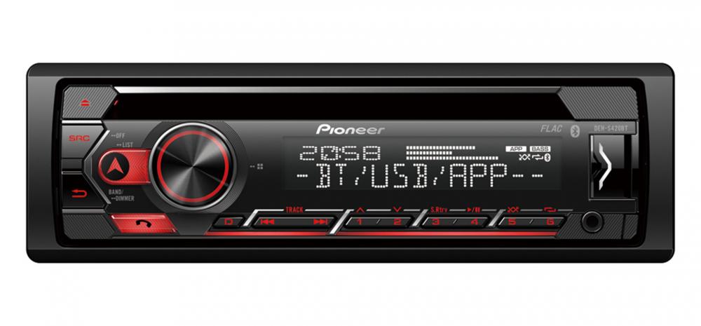 Pioneer DEH-S420BT 1-DIN autosoitin