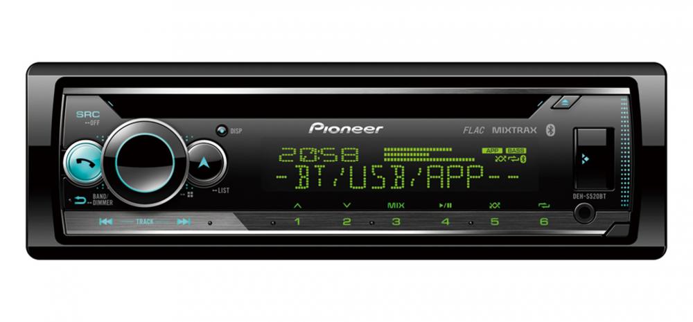 Pioneer DEH-S520BT 1-DIN autosoitin