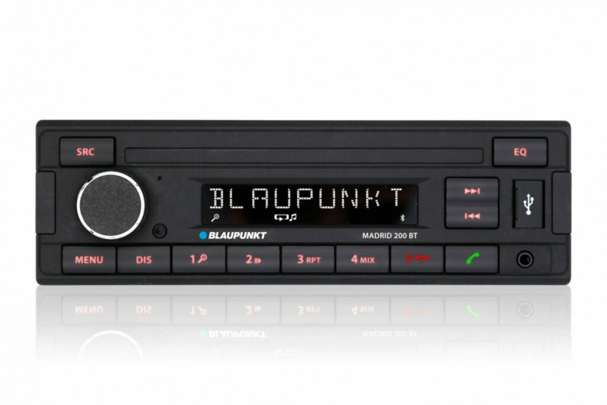 Blaupunkt Madrid 200BT 1-DIN Bluetooth -soitin