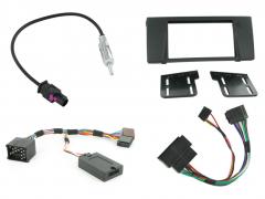 Connects2 CTKBM04 BMW E39 asennussarja 2-DIN soittimelle - mattamusta