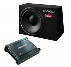 Kenwood X Ground Zero KSC-W1200B + GZFA 2.100 HALPA bassopaketti